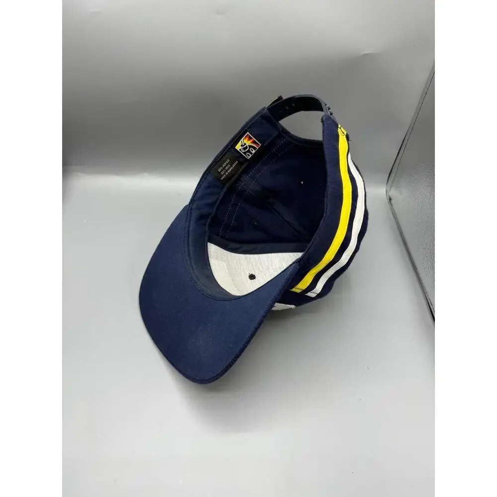 THE HUNDREDS Cap Adjustable Navy Yellow White Streetwear Embroidered Patch Urban